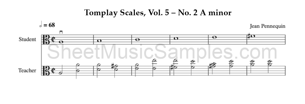 Tomplay Scales, Vol. 5 – No. 2 A minor