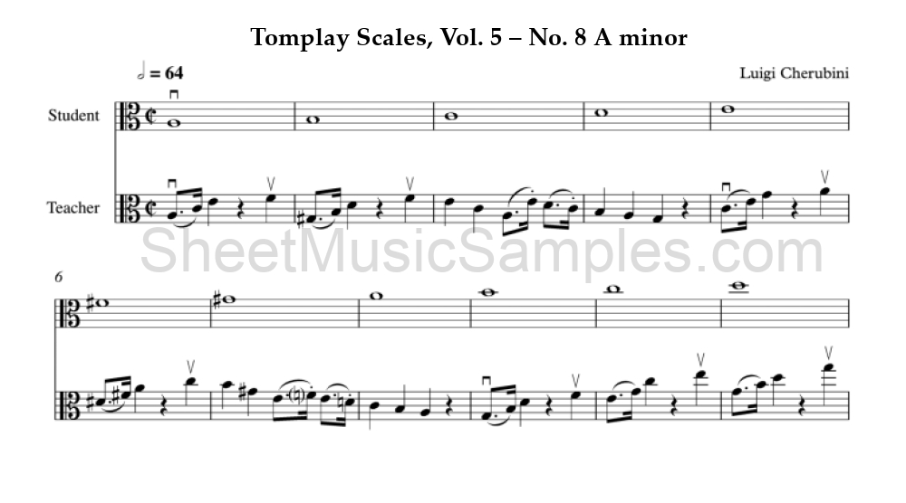 Tomplay Scales, Vol. 5 – No. 8 A minor