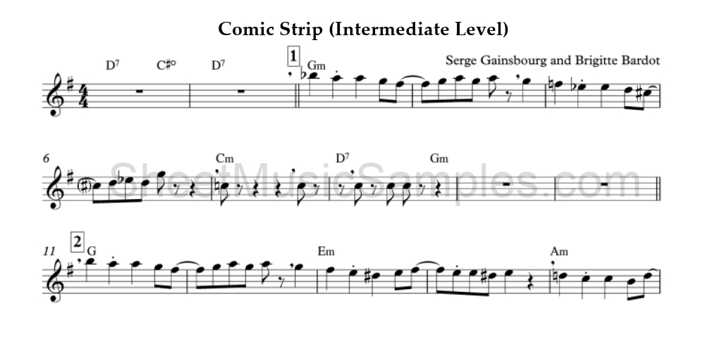 Comic Strip (Intermediate Level)