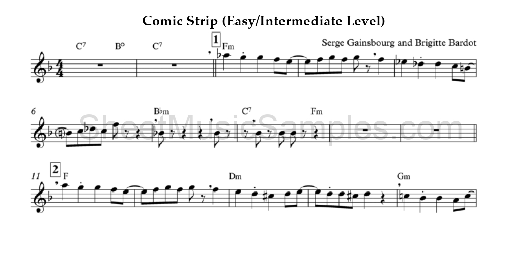 Comic Strip (Easy/Intermediate Level)