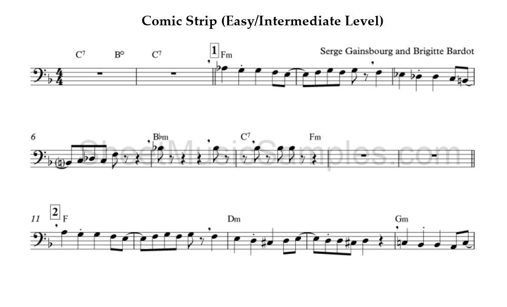 Comic Strip (Easy/Intermediate Level)