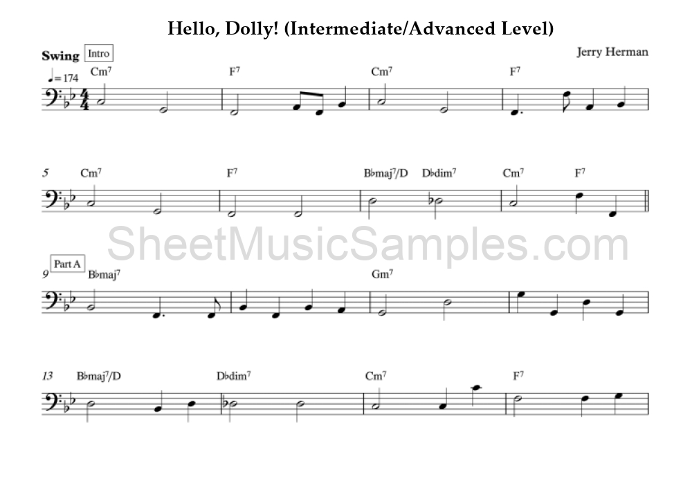 Hello, Dolly! (Intermediate/Advanced Level)