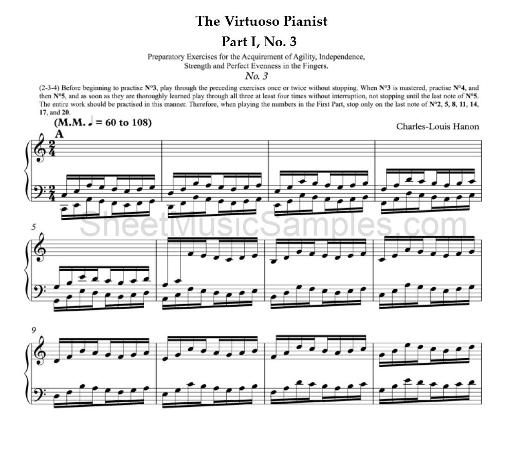 The Virtuoso Pianist - Part I, No. 3