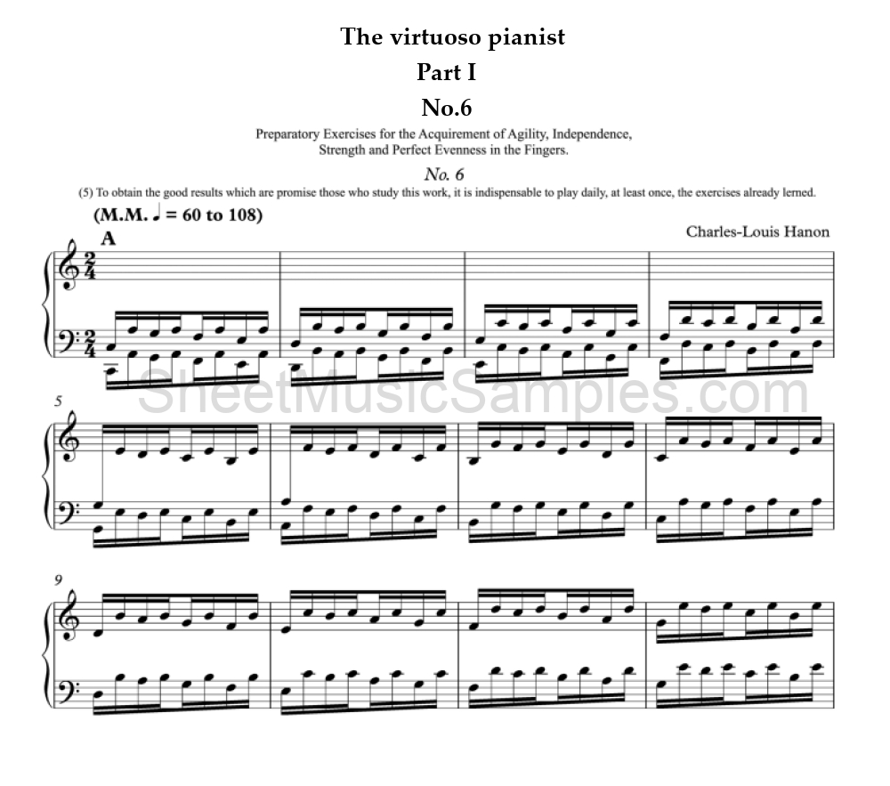 The virtuoso pianist - Part I - No.6