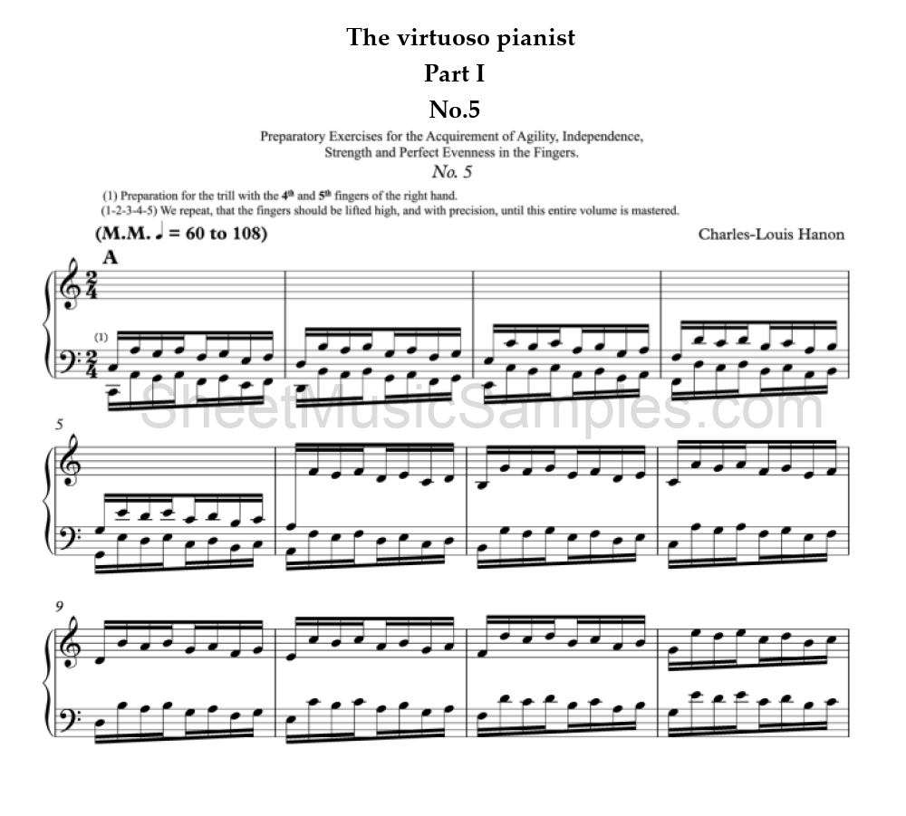 The virtuoso pianist - Part I - No.5