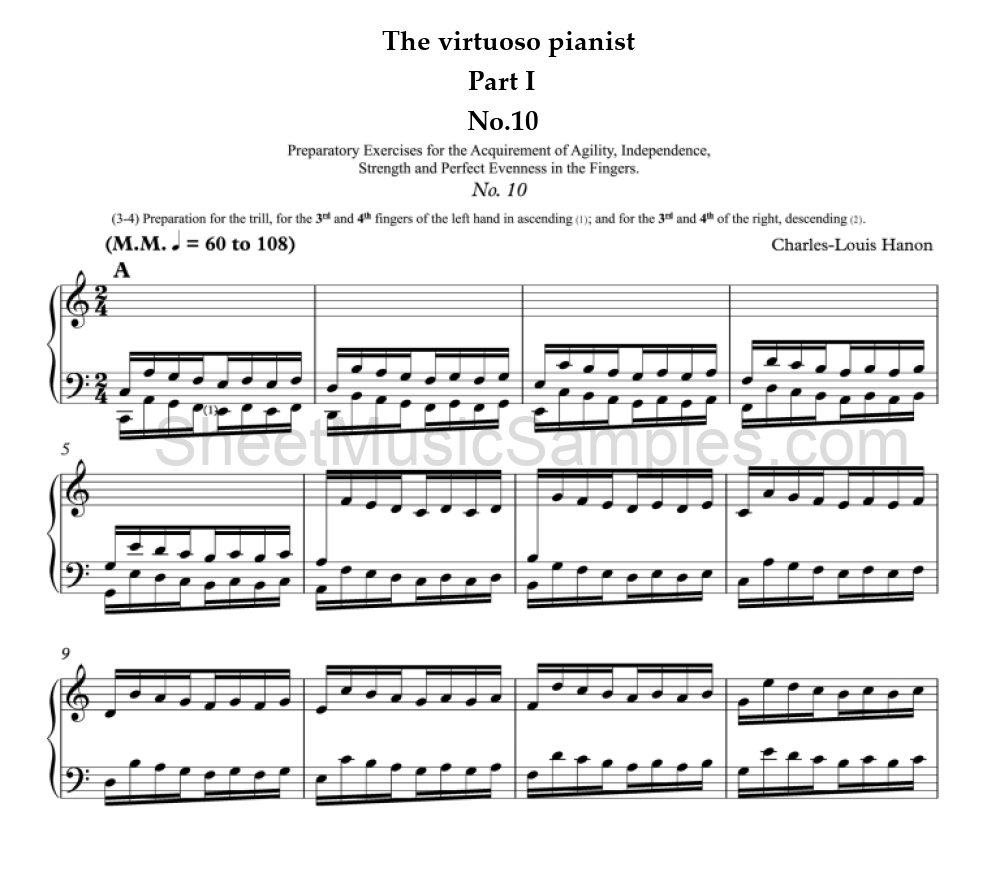 The virtuoso pianist - Part I - No.10