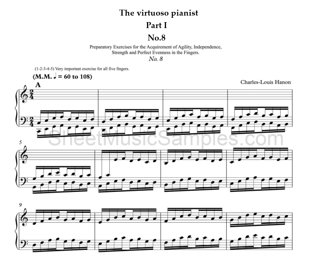 The virtuoso pianist - Part I - No.8