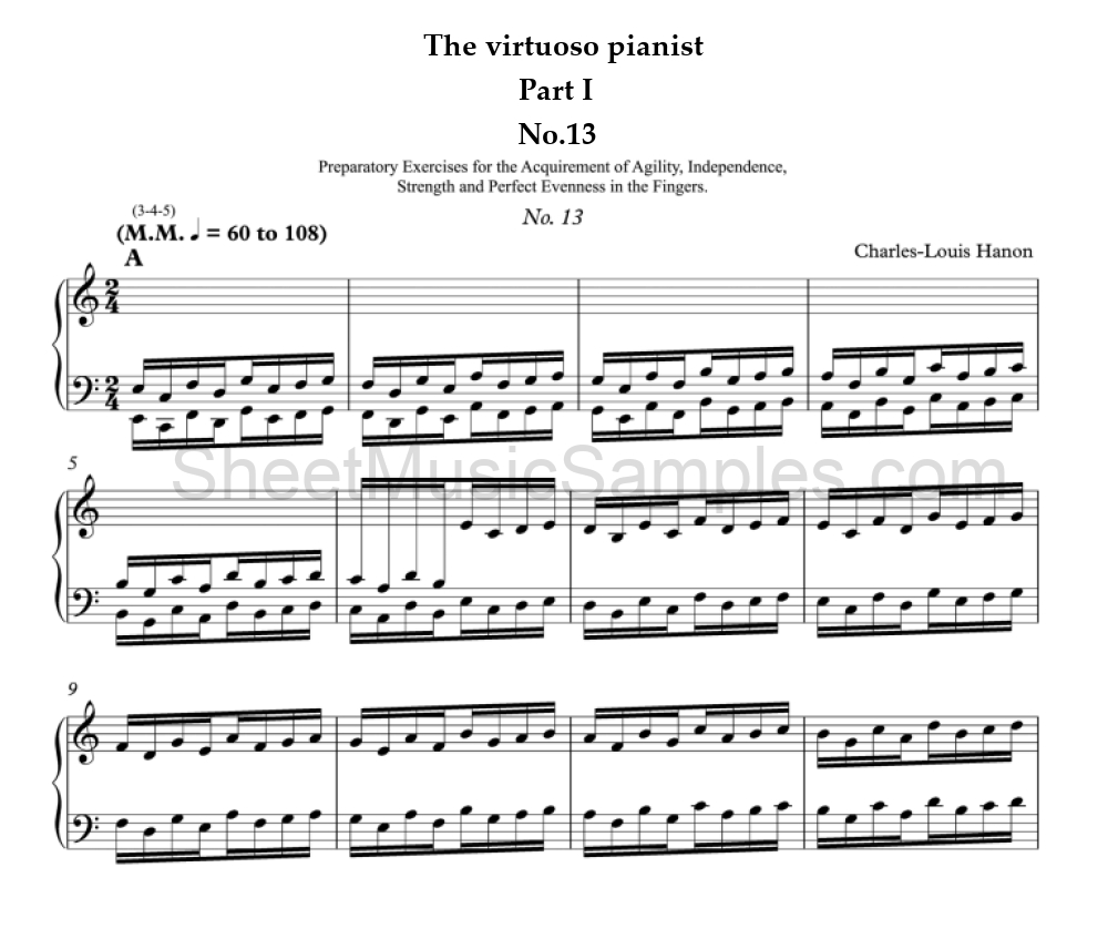 The virtuoso pianist - Part I - No.13