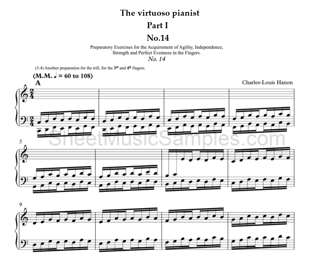 The virtuoso pianist - Part I - No.14