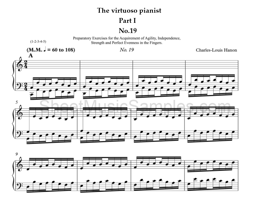 The virtuoso pianist - Part I - No.19