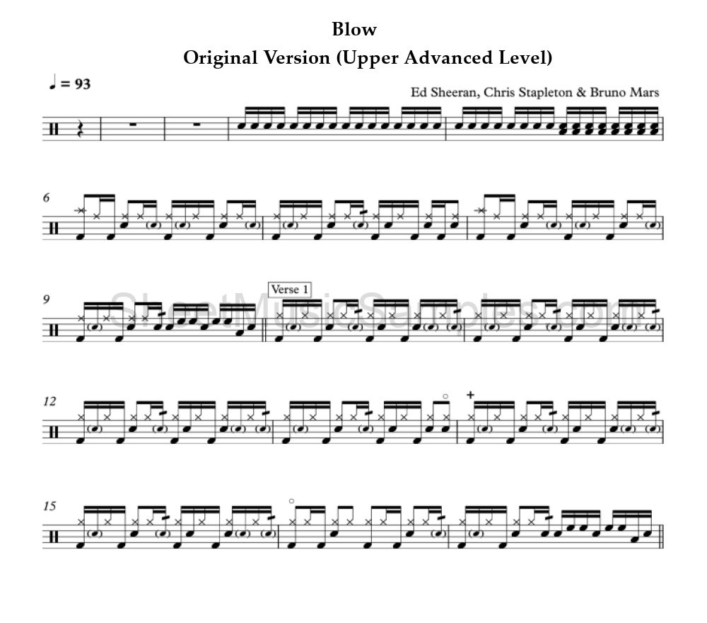 Blow - Original Version (Upper Advanced Level)