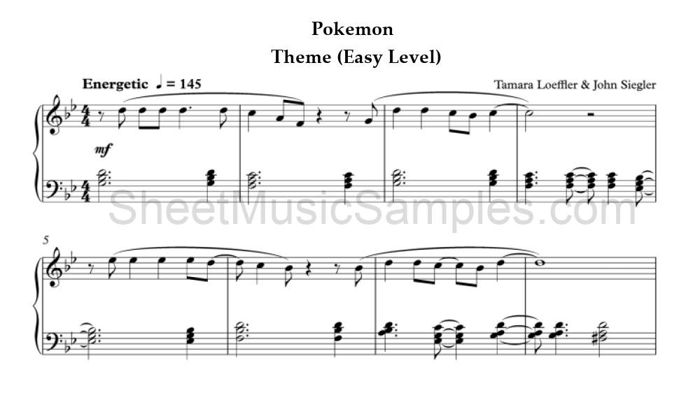 Pokemon - Theme (Easy Level)