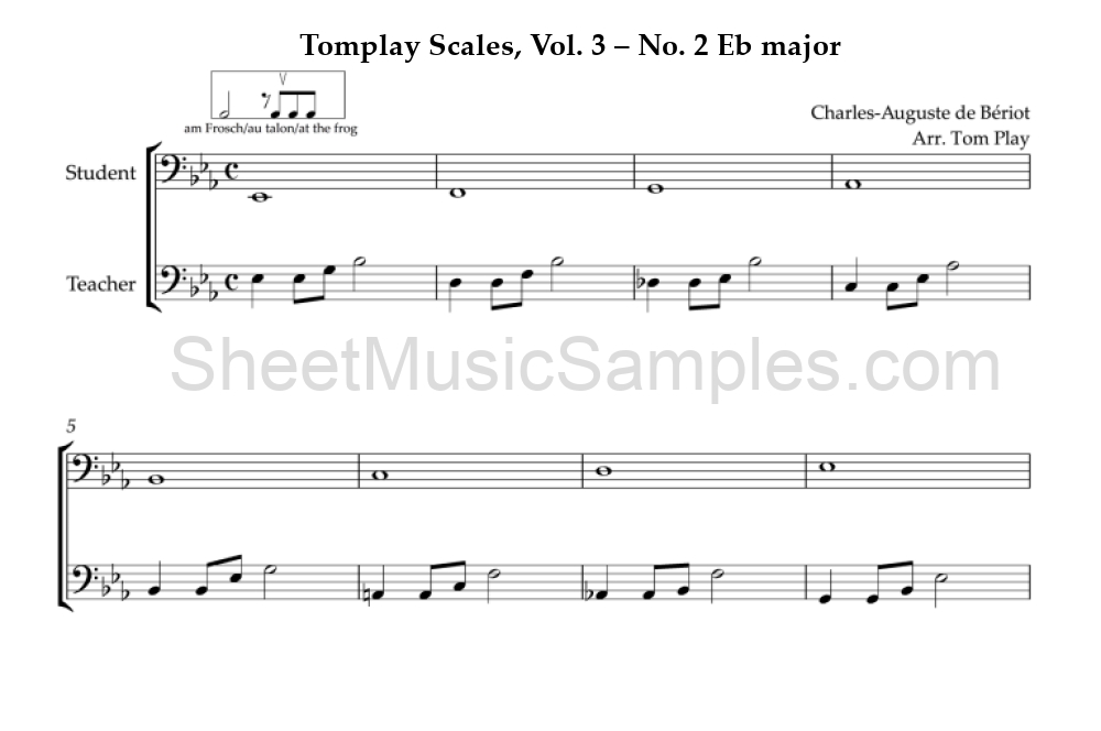 Tomplay Scales, Vol. 3 – No. 2 Eb major