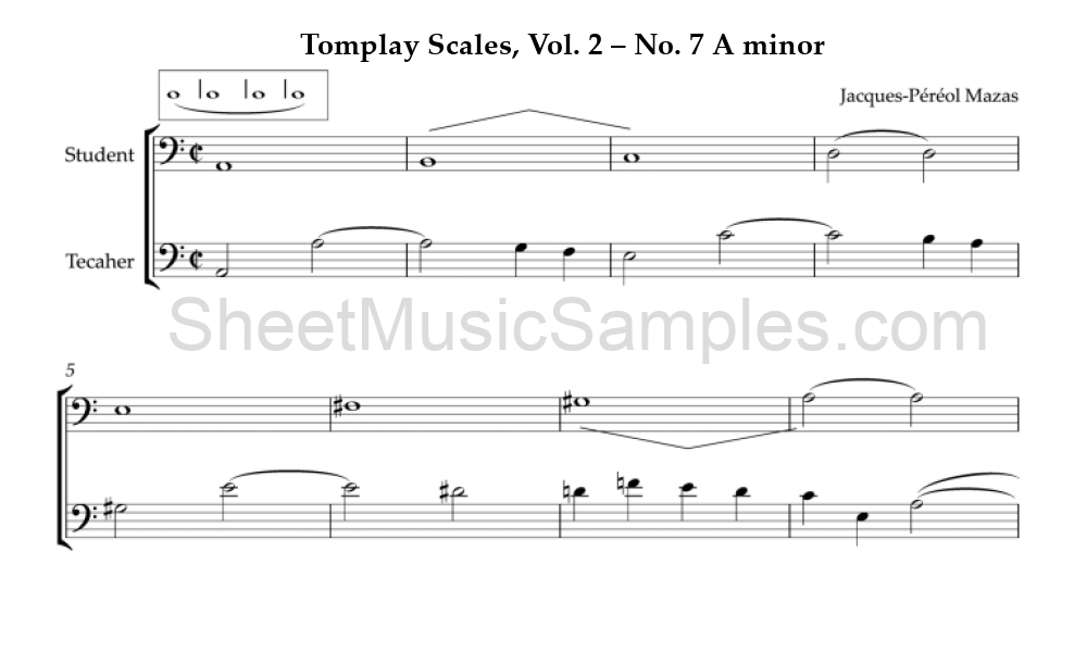 Tomplay Scales, Vol. 2 – No. 7 A minor