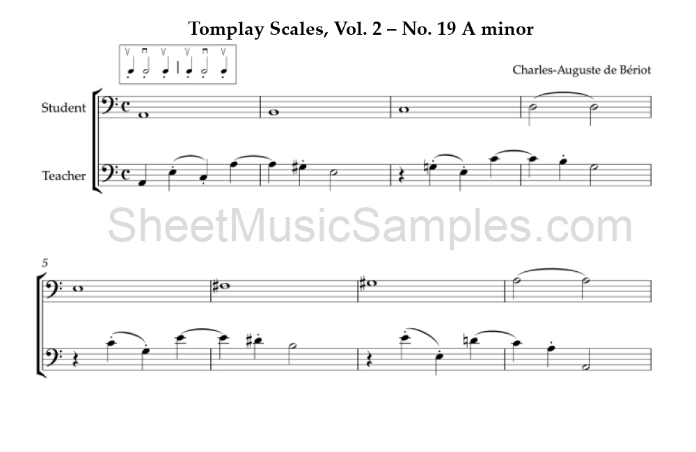 Tomplay Scales, Vol. 2 – No. 19 A minor