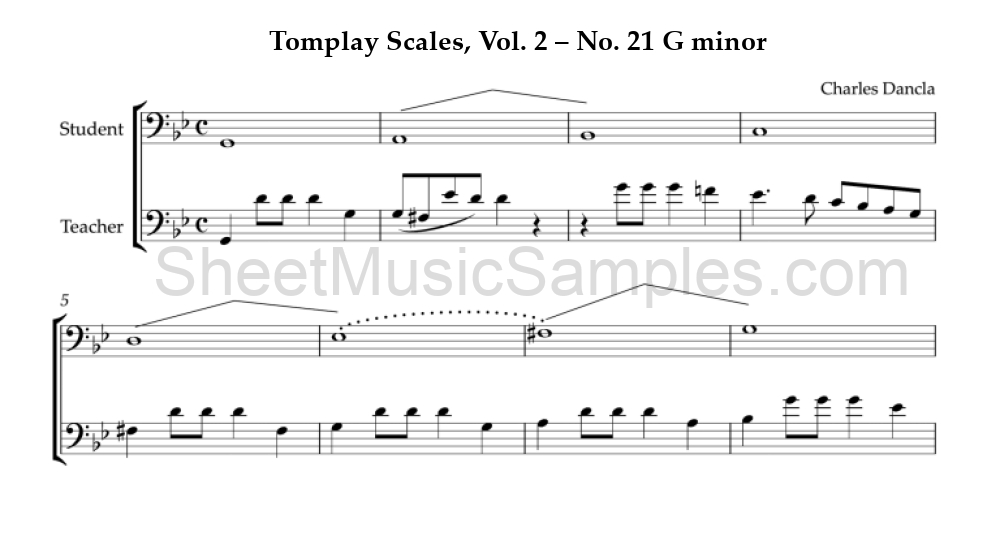 Tomplay Scales, Vol. 2 – No. 21 G minor