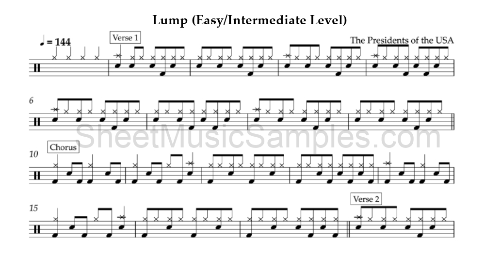 Lump (Easy/Intermediate Level)