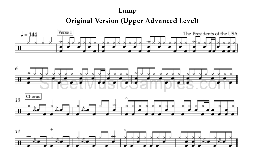 Lump - Original Version (Upper Advanced Level)