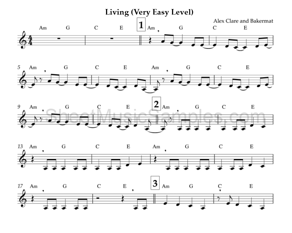 Living (Very Easy Level)