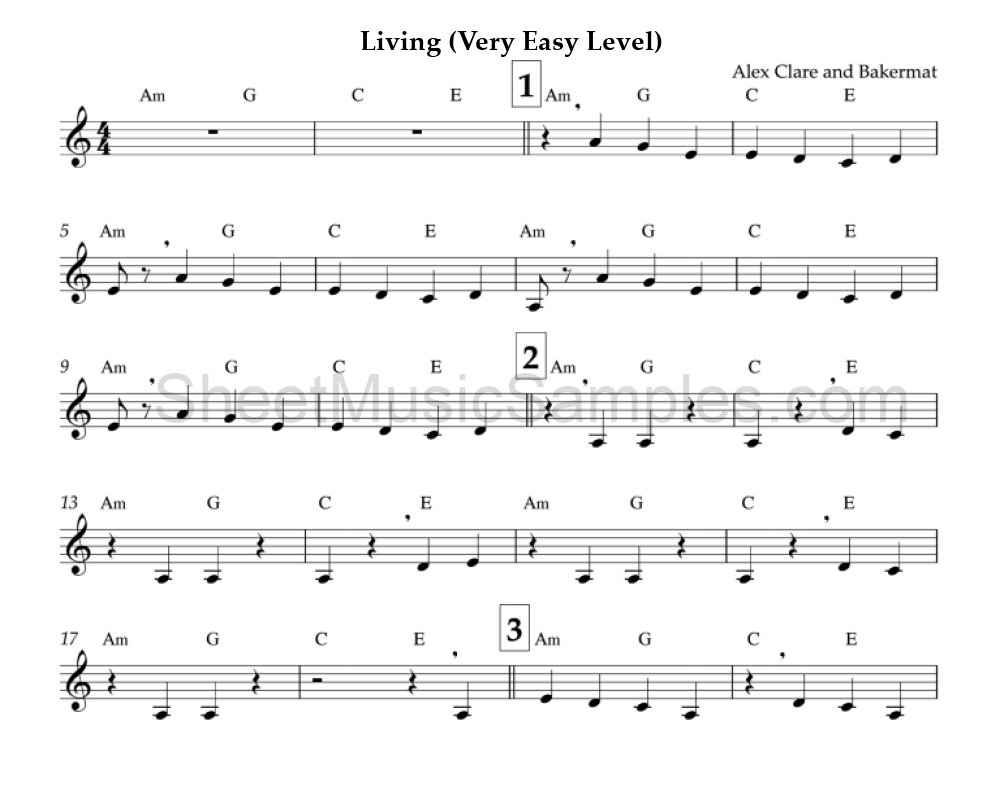 Living (Very Easy Level)