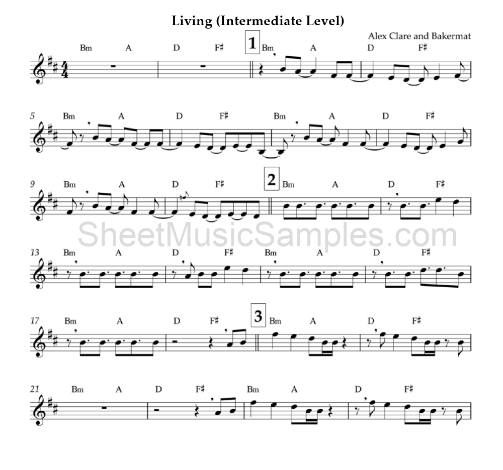 Living (Intermediate Level)