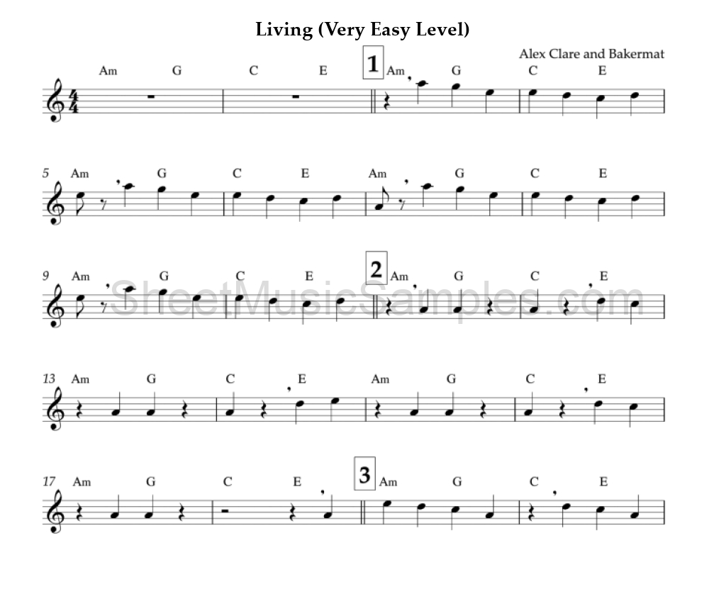 Living (Very Easy Level)