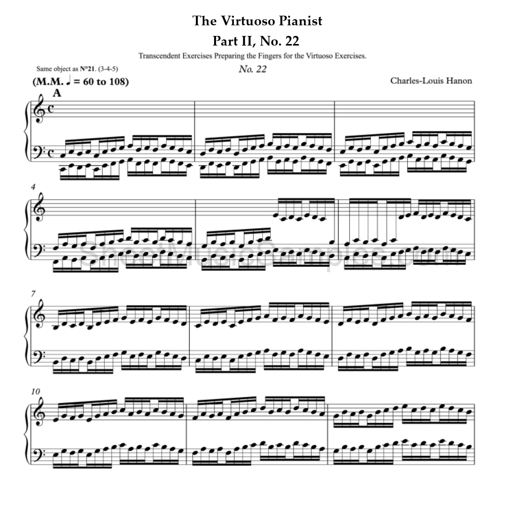 The Virtuoso Pianist - Part II, No. 22