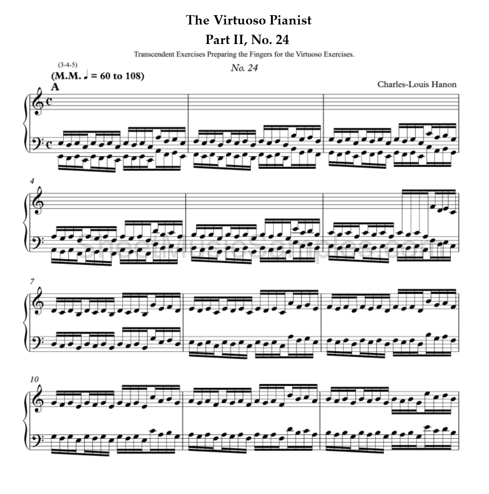 The Virtuoso Pianist - Part II, No. 24