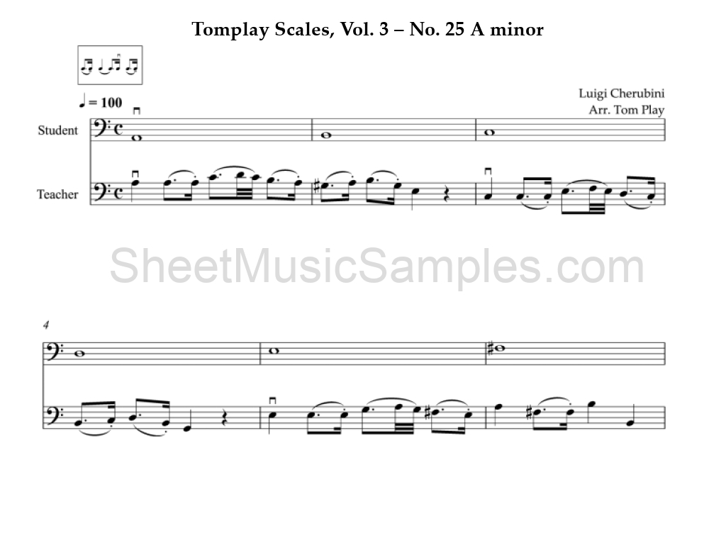 Tomplay Scales, Vol. 3 – No. 25 A minor