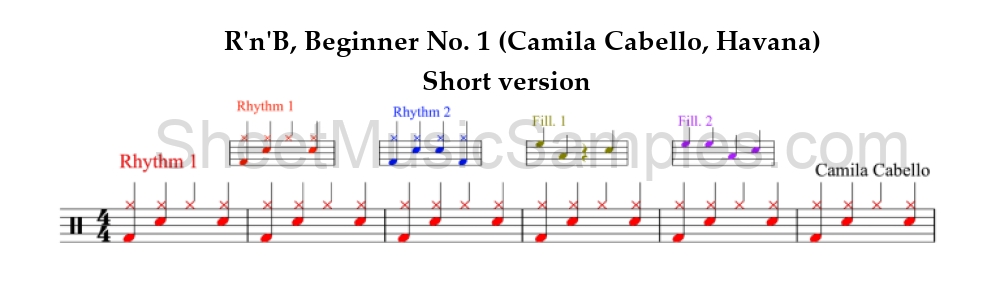 R'n'B, Beginner No. 1 (Camila Cabello, Havana) - Short version