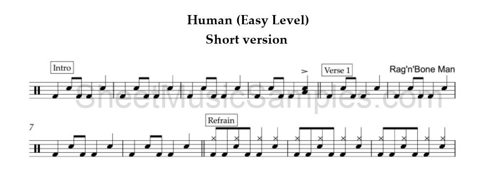 Human (Easy Level) - Short version