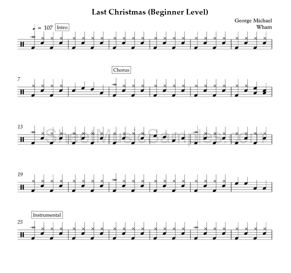 Last Christmas (Beginner Level)