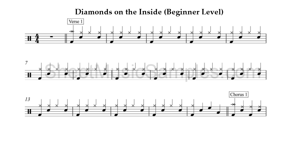 Diamonds on the Inside (Beginner Level)