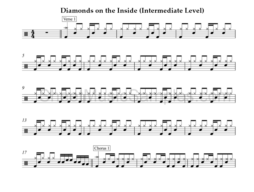 Diamonds on the Inside (Intermediate Level)