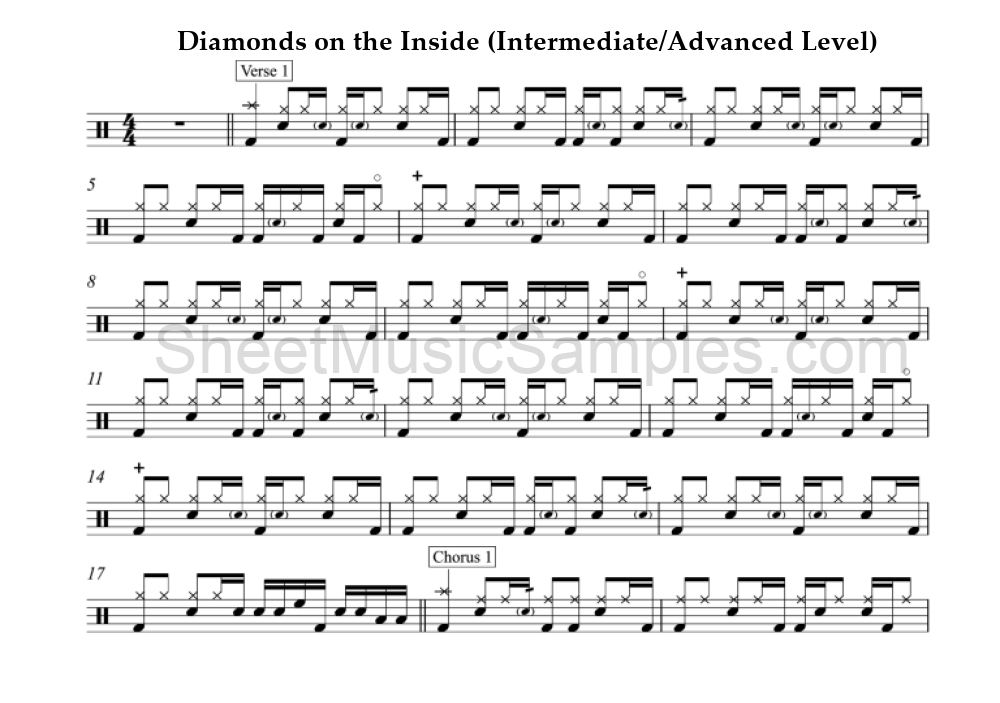 Diamonds on the Inside (Intermediate/Advanced Level)