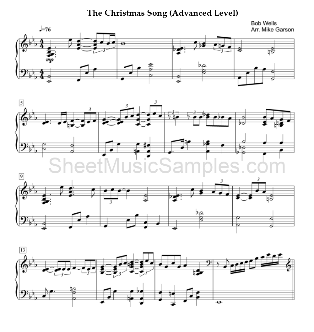 The Christmas Song (Advanced Level)