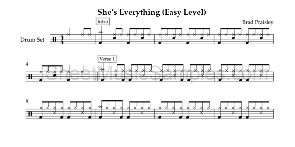 She’s Everything (Easy Level)