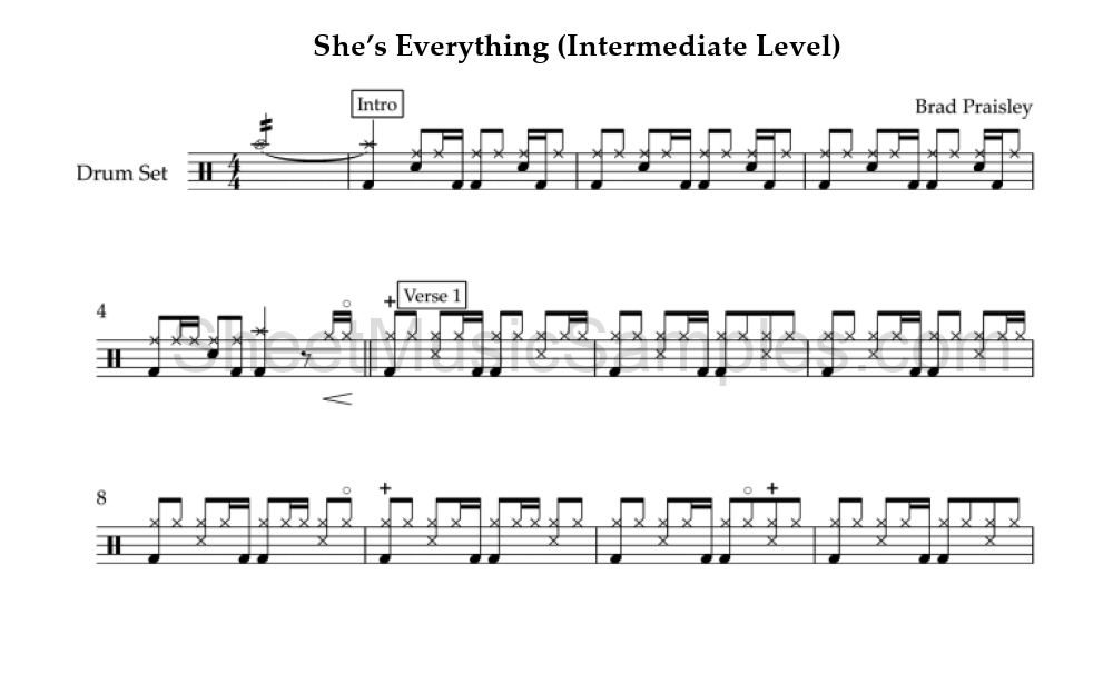 She’s Everything (Intermediate Level)