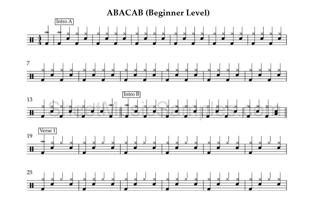 ABACAB (Beginner Level)