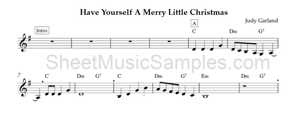 Have Yourself A Merry Little Christmas