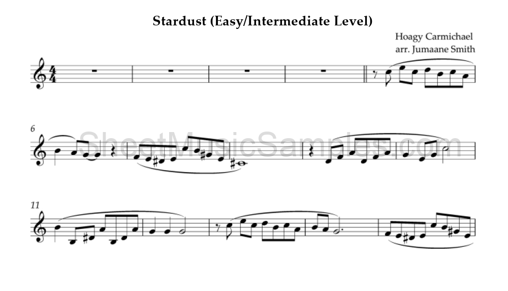 Stardust (Easy/Intermediate Level)