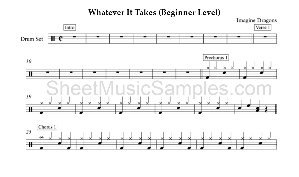 Whatever It Takes (Beginner Level)