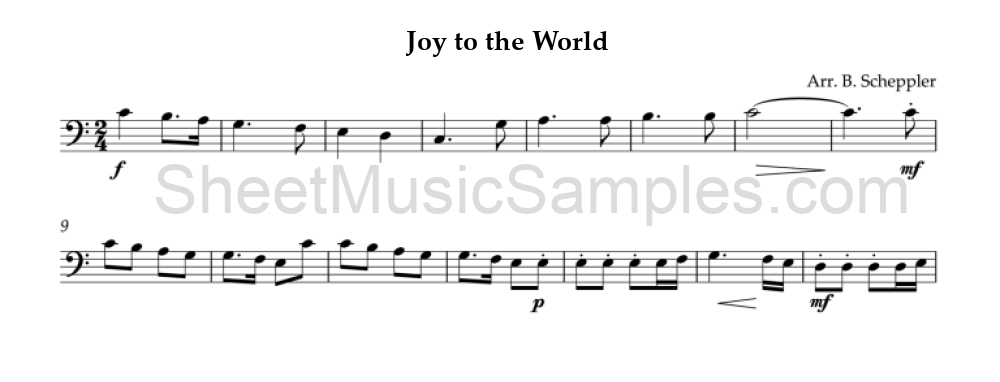 Joy to the World