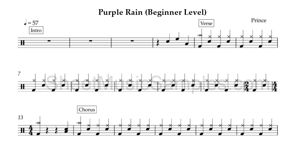 Purple Rain (Beginner Level)