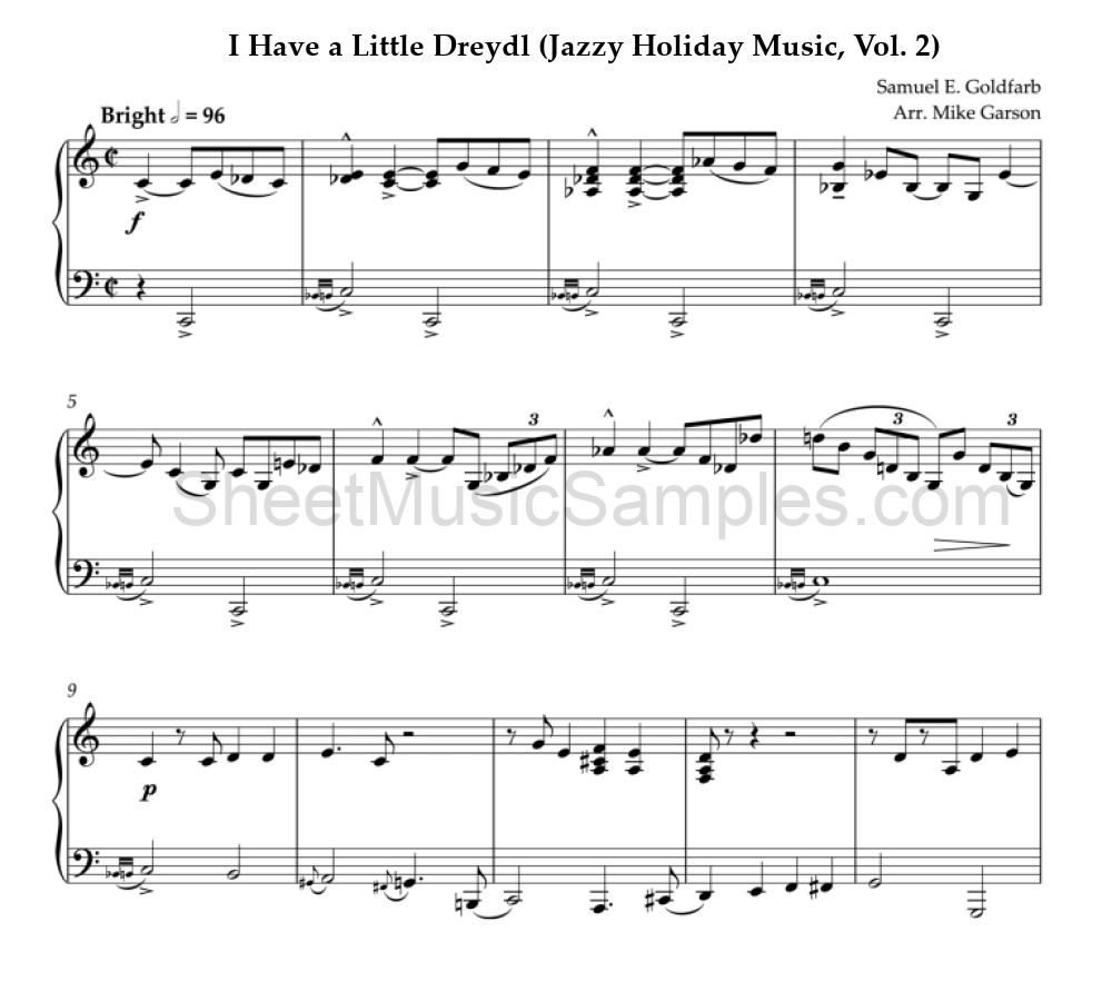 I Have a Little Dreydl (Jazzy Holiday Music, Vol. 2)