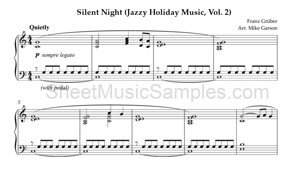 Silent Night (Jazzy Holiday Music, Vol. 2)