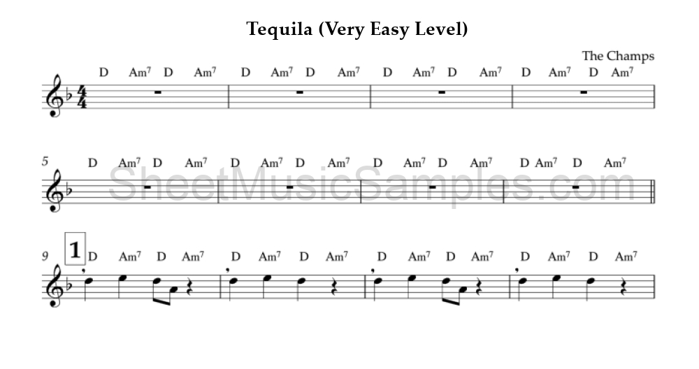 Tequila (Very Easy Level)