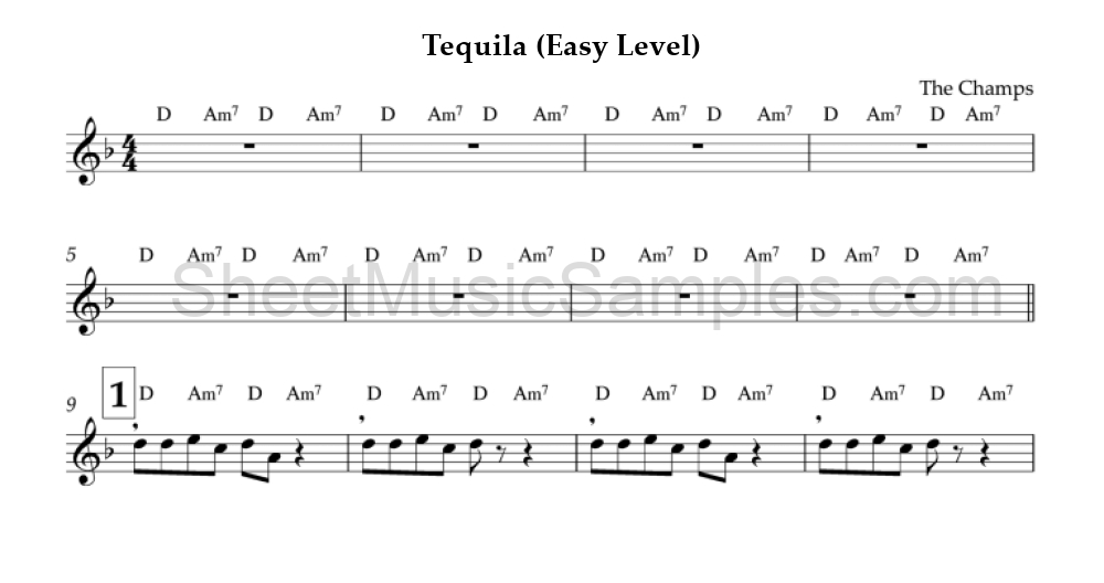 Tequila (Easy Level)