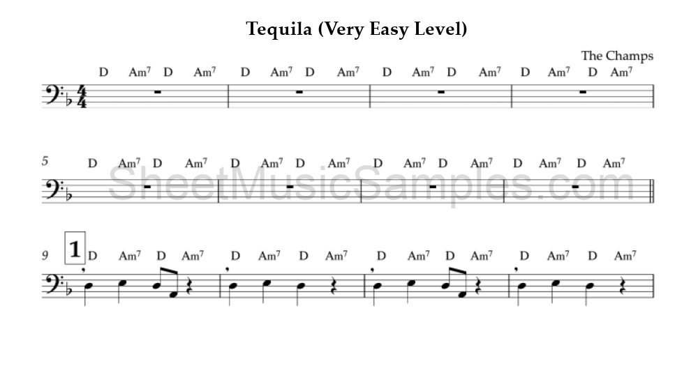 Tequila (Very Easy Level)