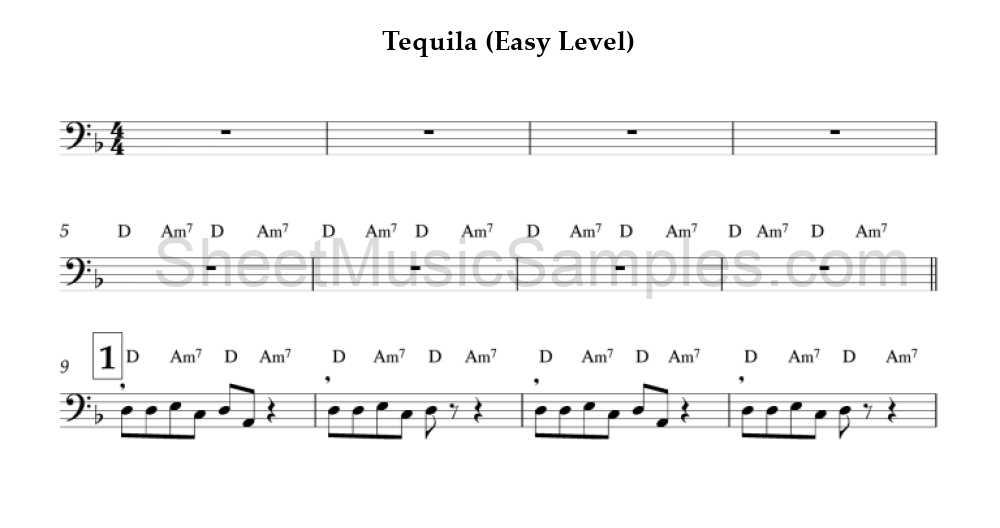 Tequila (Easy Level)